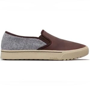 Sorel Men's Brown and Gray Slip-On Loafers